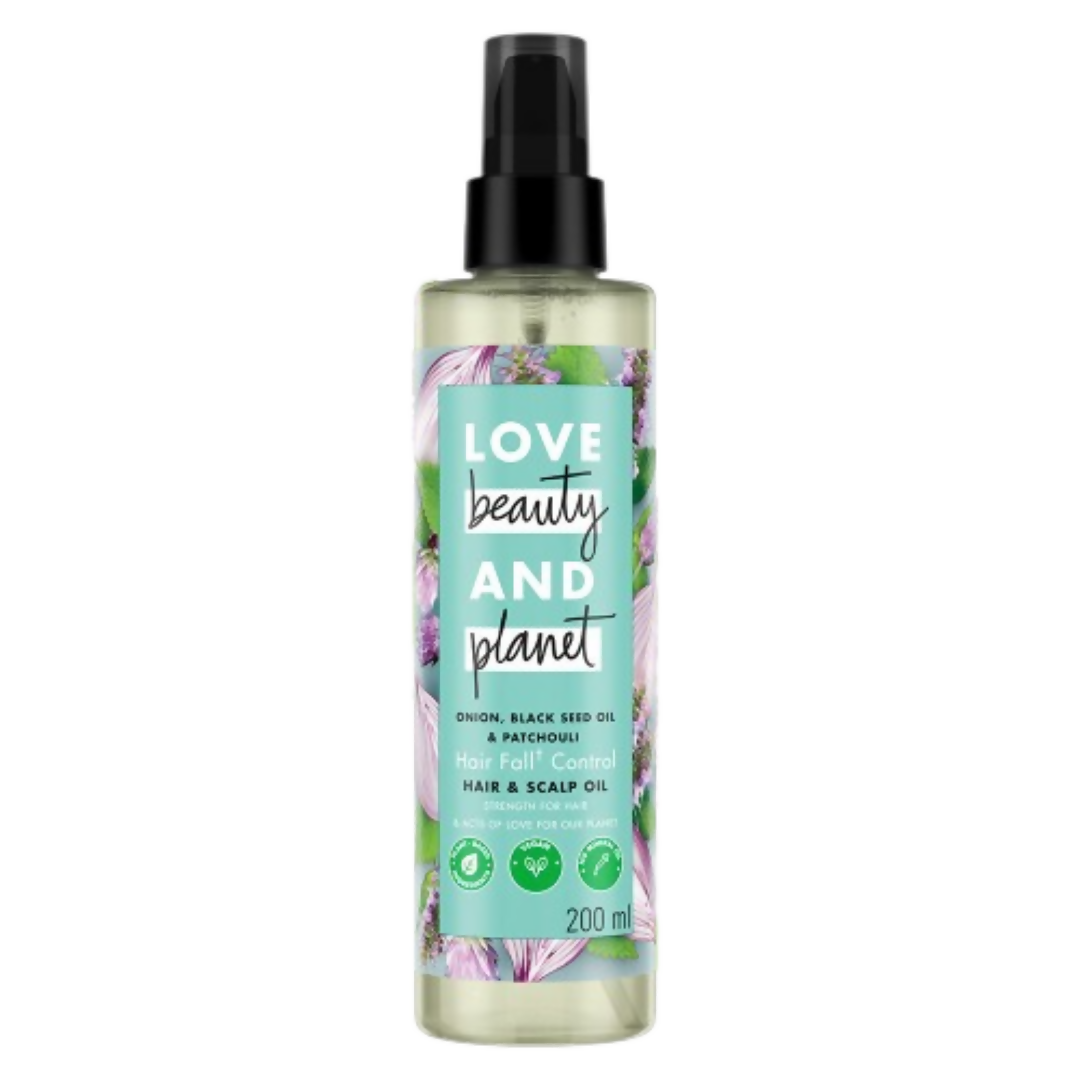Love Beauty And Planet Onion Black Seed & Patchouli Hair Oil - Distacart