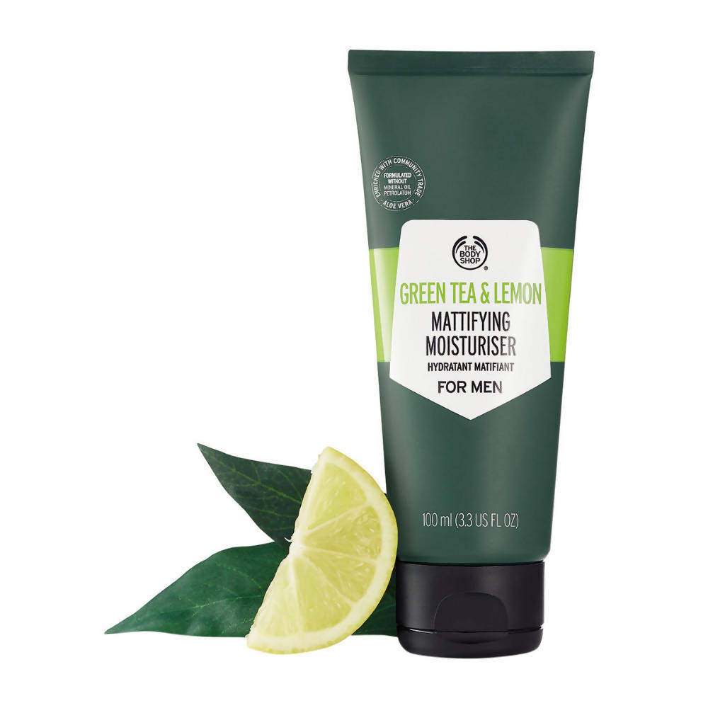 The Body Shop Green Tea And Lemon Mattifying Moisturiser For Men