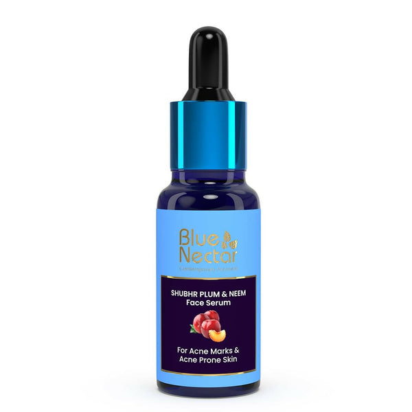 Blue Nectar Shubhr Plum & Neem Face Serum for Acne Prone Skin - Distacart