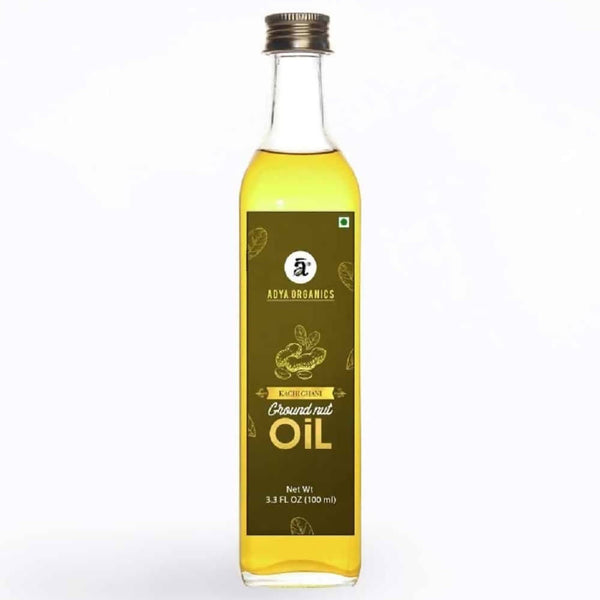 Adya Organics Kachi Ghani Groundnut Oil