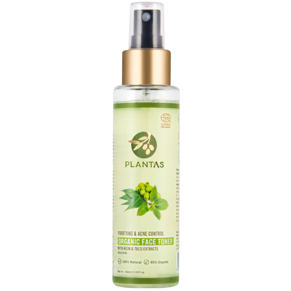 Plantas Purifying & Acne Control Organic Face Toner - Distacart