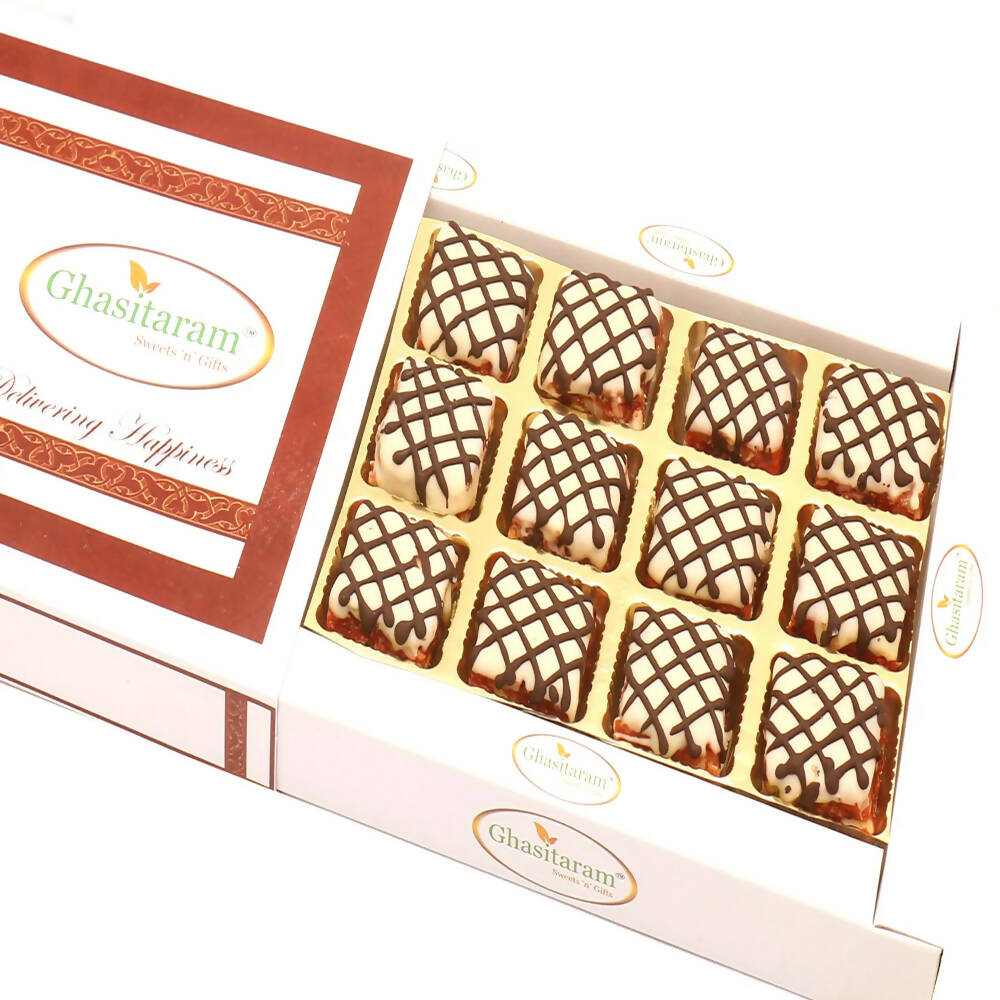 Ghasitaram Anjeer Chocolate Bites In White Box - Distacart