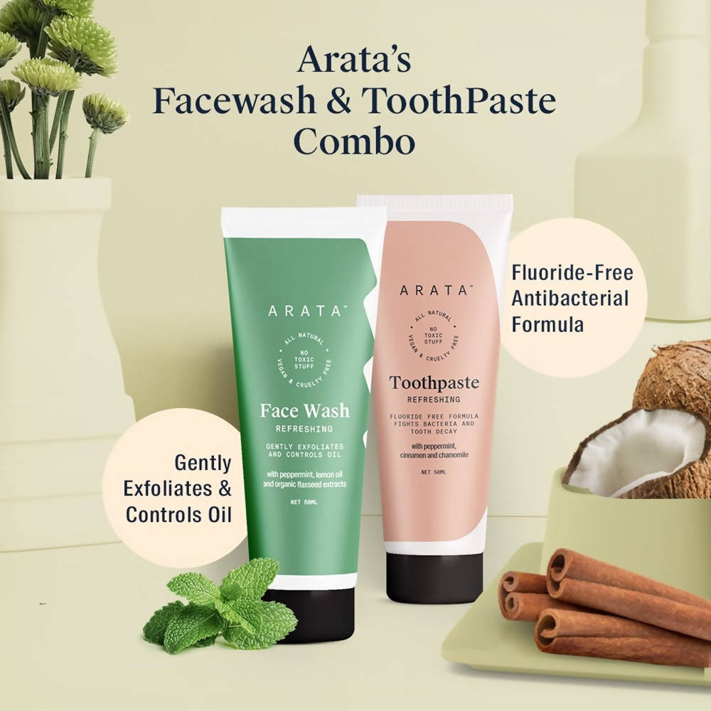 Arata Face wash & Toothpaste Combo