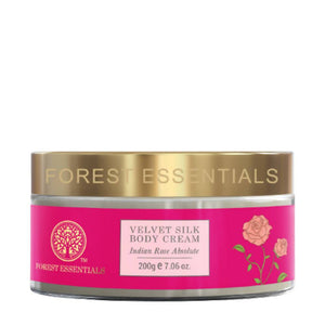 Forest Essentials Velvet Silk Body Cream Indian Rose Absolute - Distacart