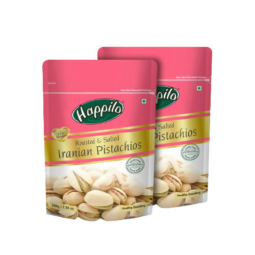 Happilo Premium Roasted & Salted Iranian Pistachios - Distacart
