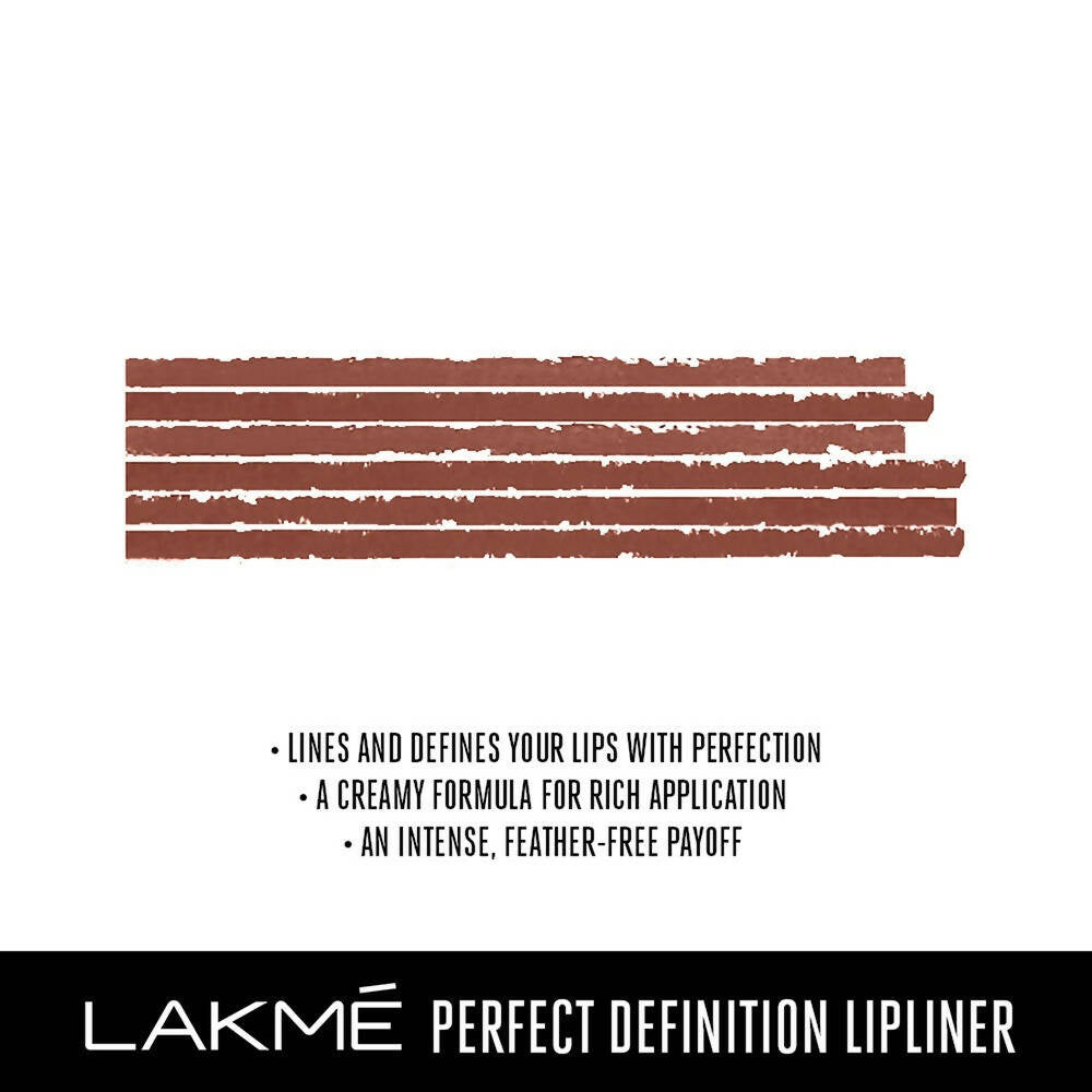 Lakme Perfect Definition Lip Liner - Nude Sparkle - Distacart