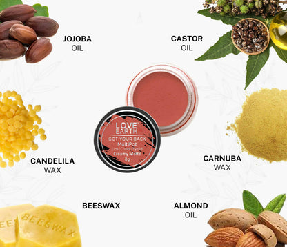 Love Earth Lip Tint & Cheek Tint Multipot-Got Your Back - Distacart