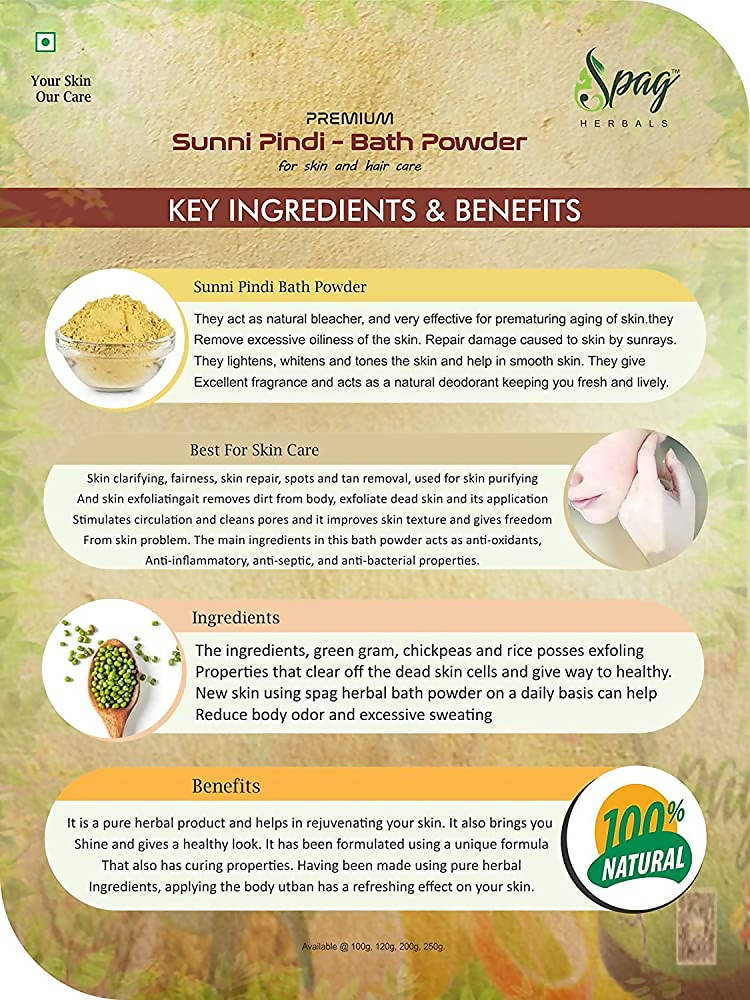 Spag Herbals Premium Sunni Pindi Powder - Distacart