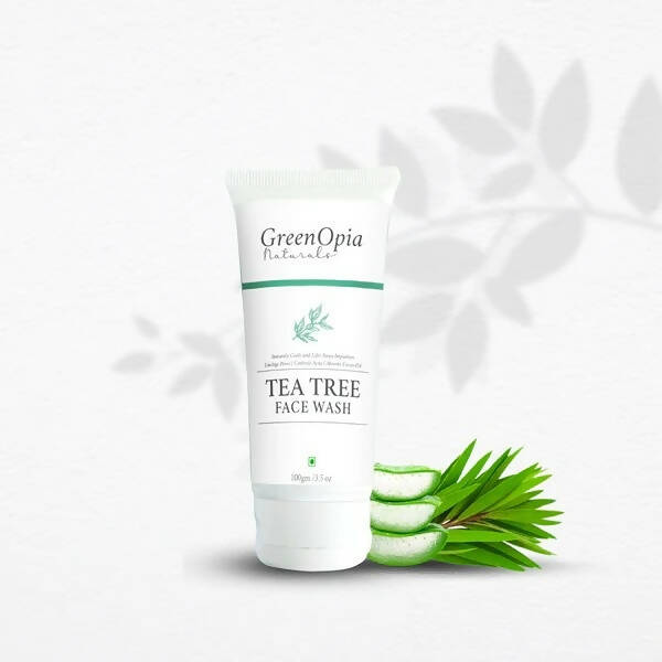 GreenOpia Naturals Tea Tree Face Wash - Distacart