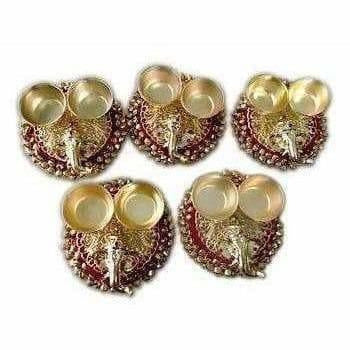 Ganesh Haldi Kumkum Holder - 1 Piece - Distacart