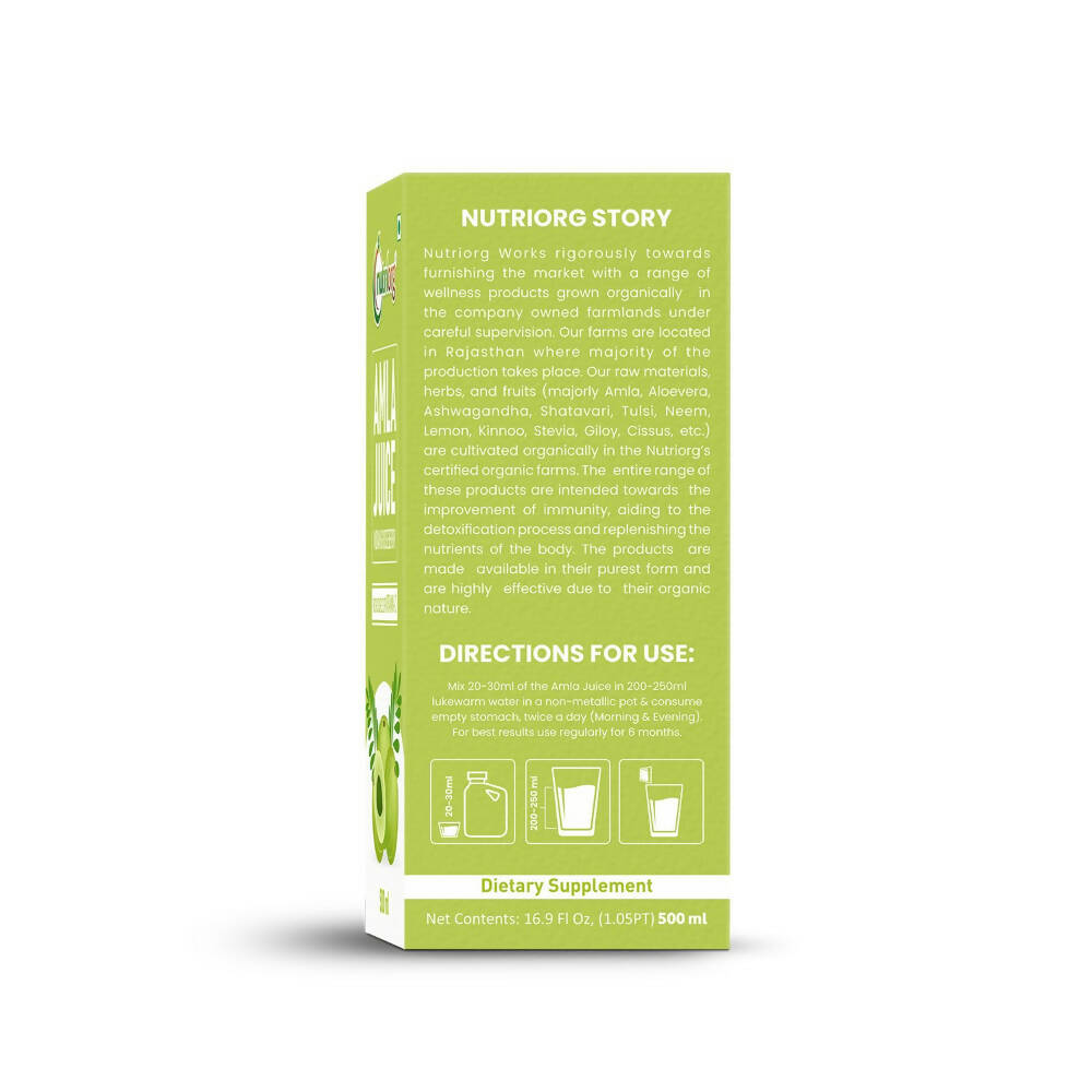 Nutriorg Amla Juice - Distacart