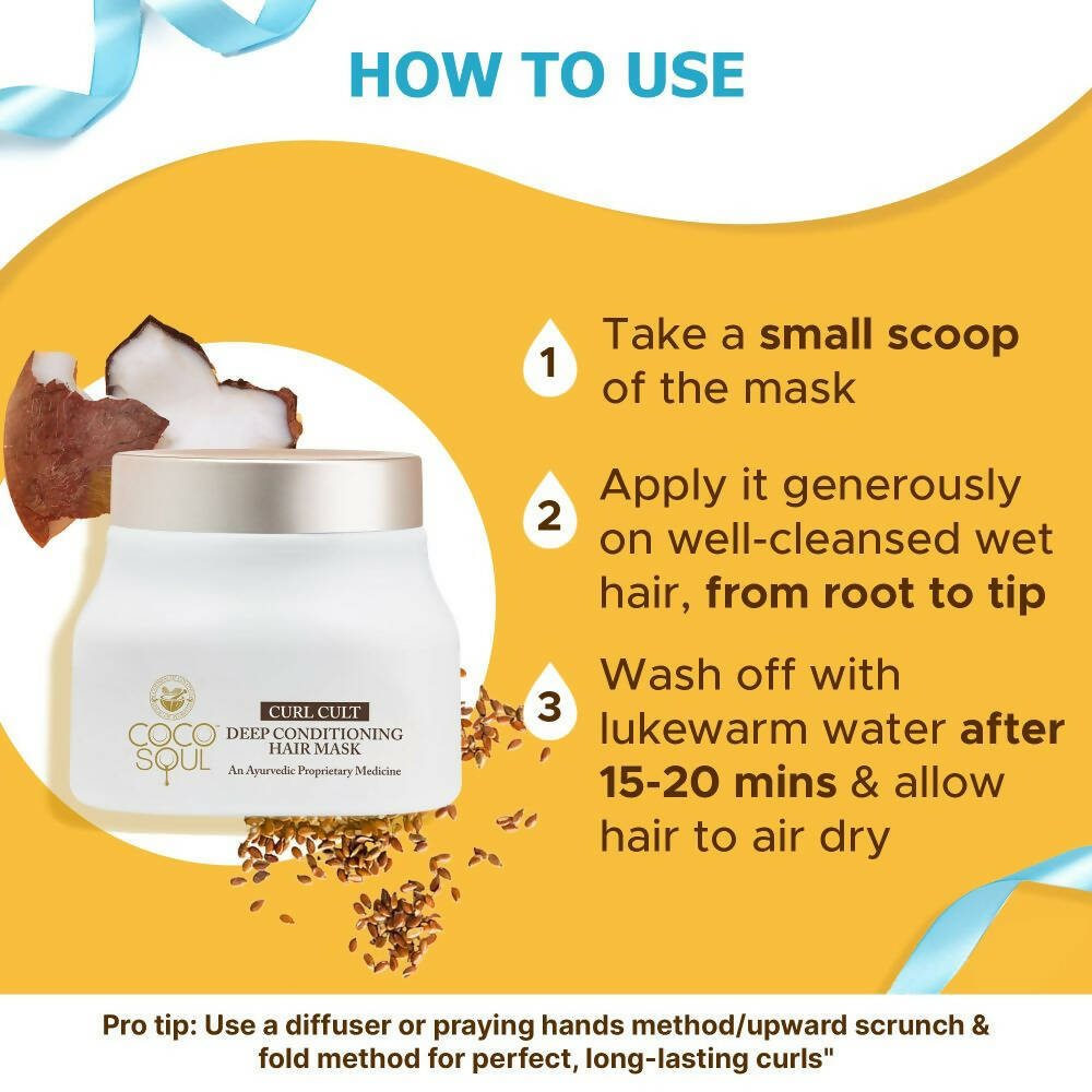 Coco Soul Curl Cult Deep Conditioning Hair Mask - Distacart