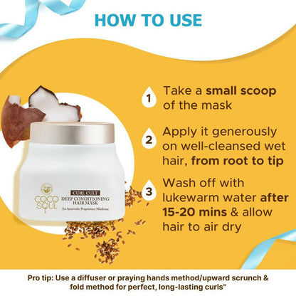 Coco Soul Curl Cult Deep Conditioning Hair Mask - Distacart
