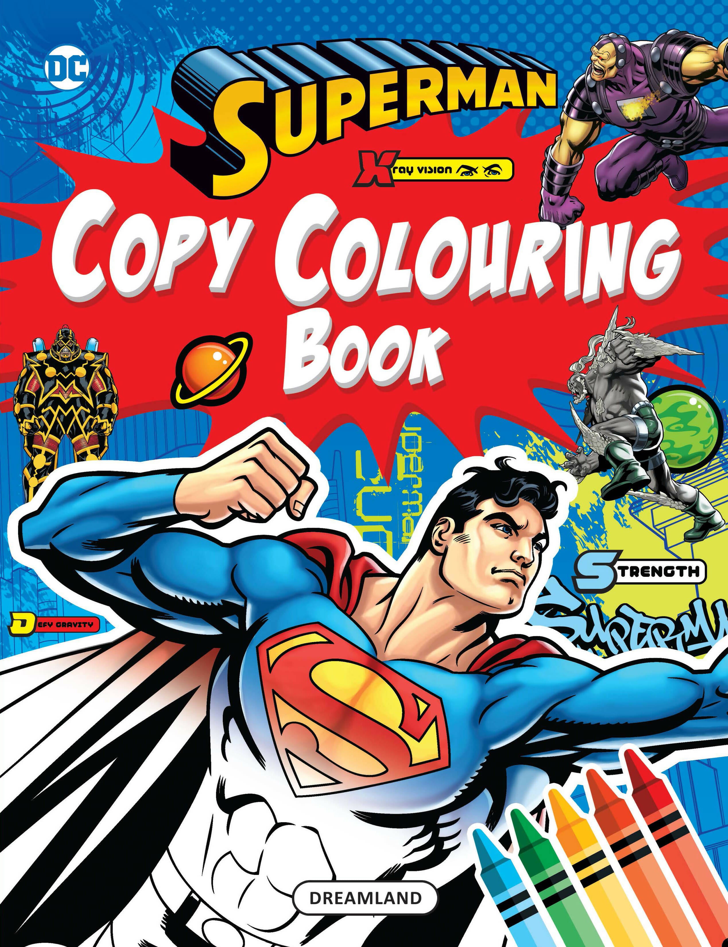 Dreamland Superman Copy Colouring Book: Children Drawing, Painting & Colouring Book - Distacart