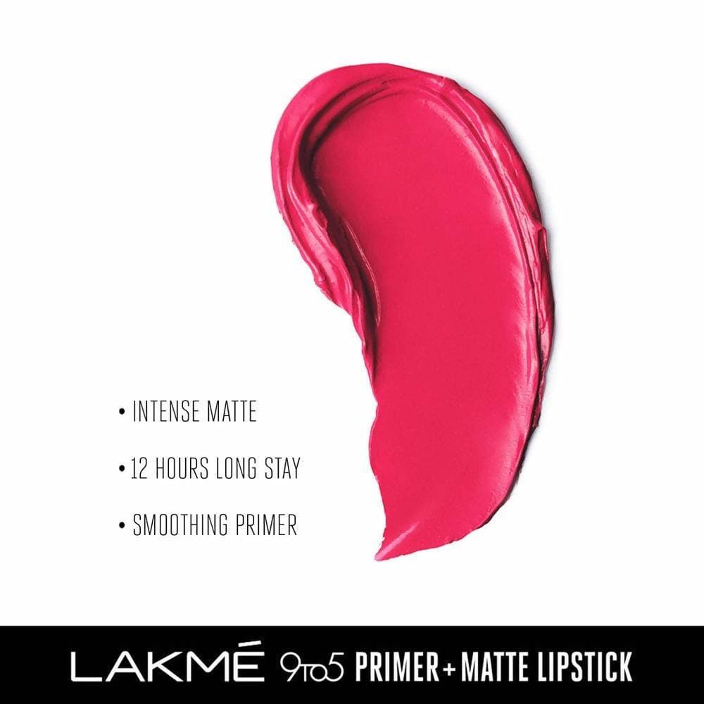 Lakme 9 to 5 Primer with Matte Lip Color - Rosy Mind - Distacart