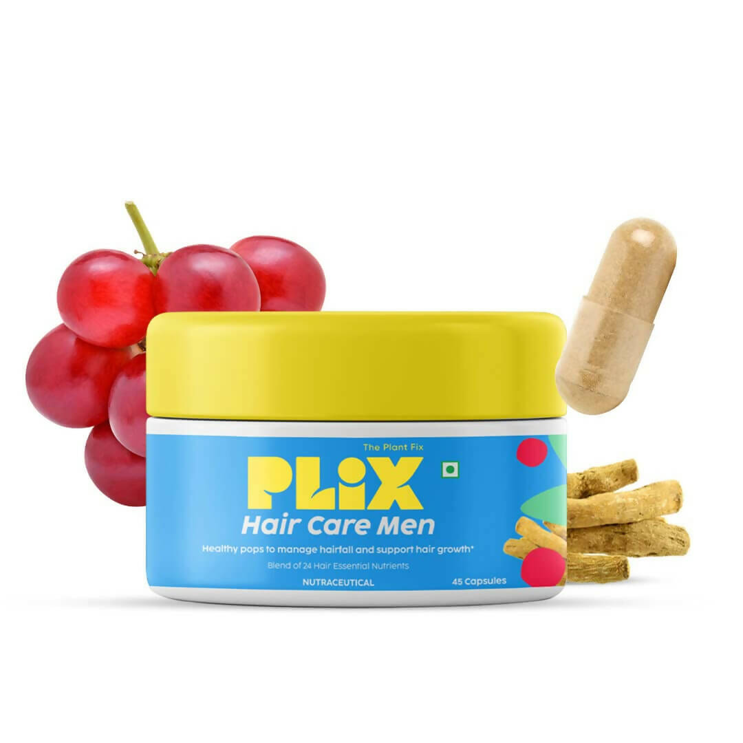 PLIX The Plant Fix Hair Care Men Capsules with Ashwagandha - Distacart