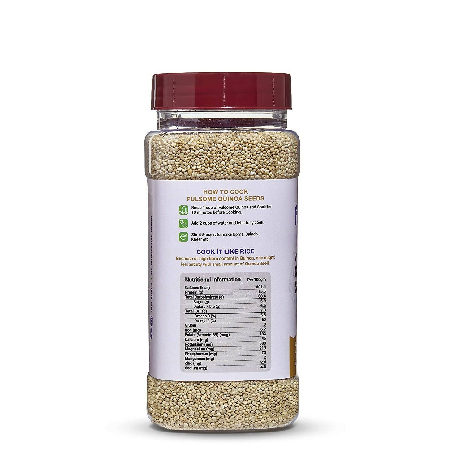 Fulsome White Quinoa Seeds - Distacart