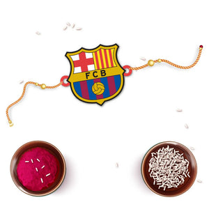 Bhai Please Barcelona Rakhi - Distacart