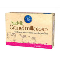 Thumbnail for Aadvik Camel Milk Soap With Rose Essential Oil