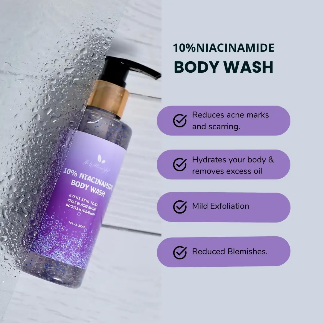 The Wellness Shop 10% Niacinamide Body Wash - Distacart