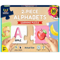 Thumbnail for Webby Alphabets 2 Pieces Learning Pack Jigsaw Puzzle for Kids - Distacart
