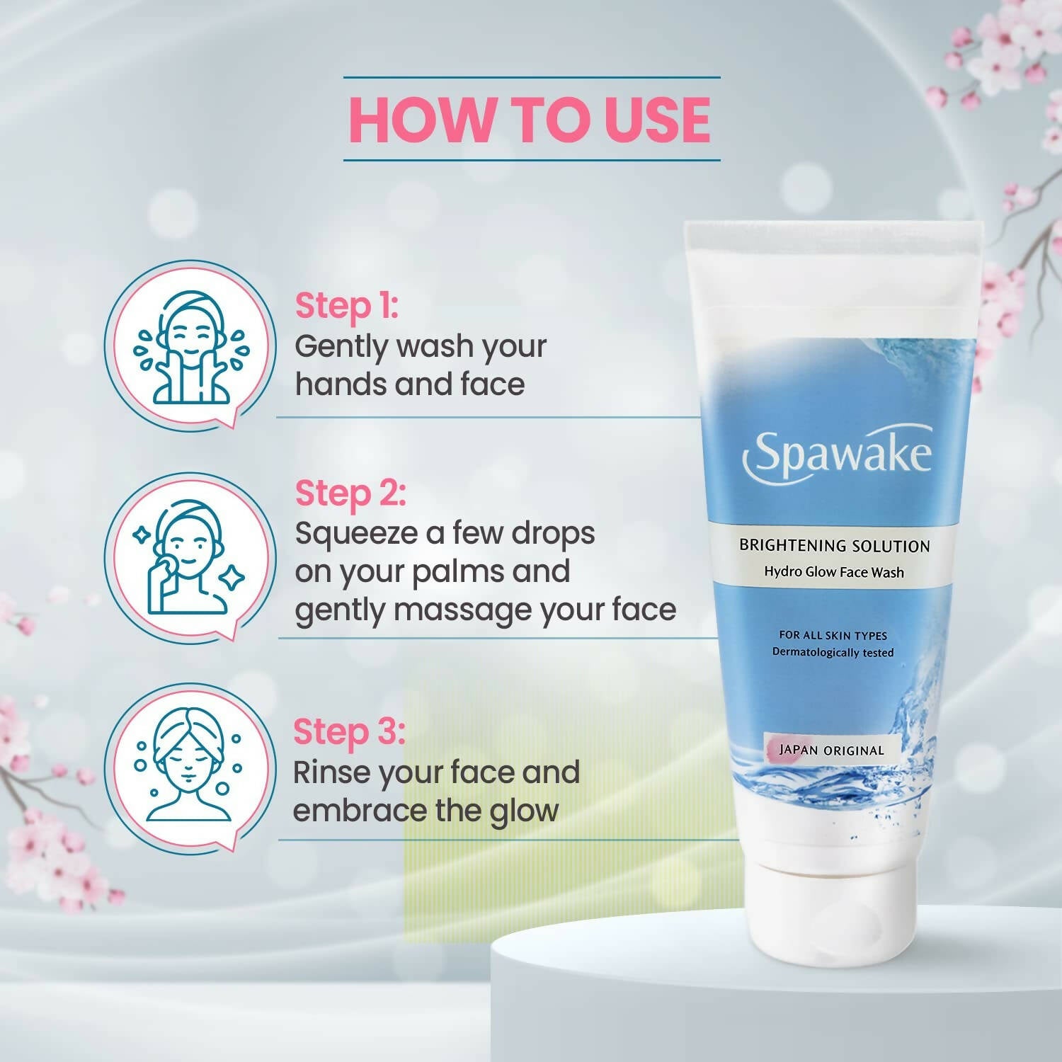 Spawake Brightening Solution Hydro Glow Face Wash - Distacart