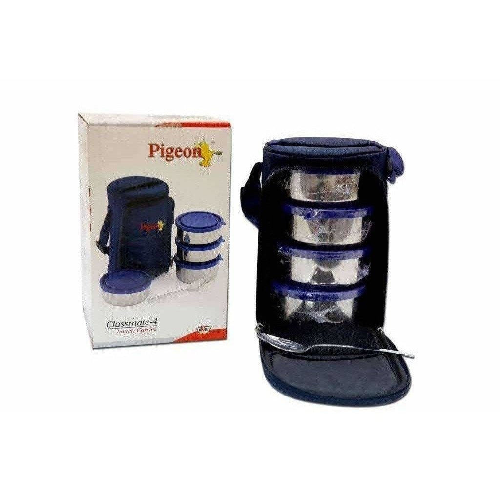 Pigeon Classmate 4 Box Stainless Steel Lunch Box Set-Lunch Carrier - Distacart