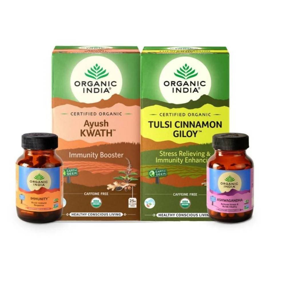 Organic India Immunity Kit Essential - Distacart