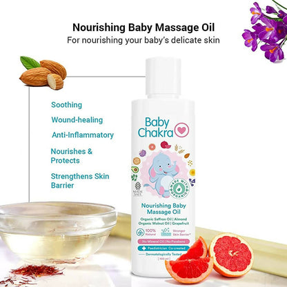 BabyChakra Nourishing Baby Massage Oil - Distacart