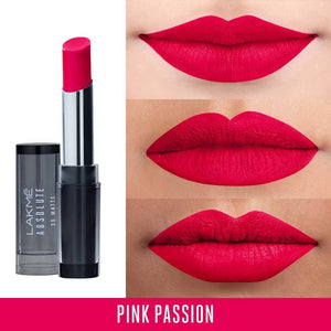 Lakme Absolute 3D Lipstick - Pink Passion