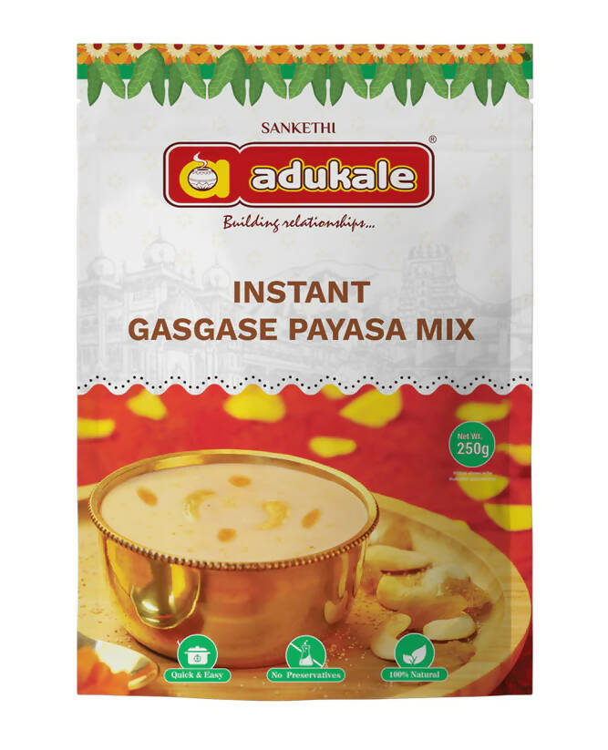 Adukale Instant Gasgase Payasa Mix - Distacart