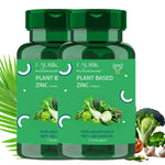 Thumbnail for Laurik Plant Based Zinc And Vitamin C Tablets | Supplements Help Iron Absorption And Immune Support For Men And Women - Distacart