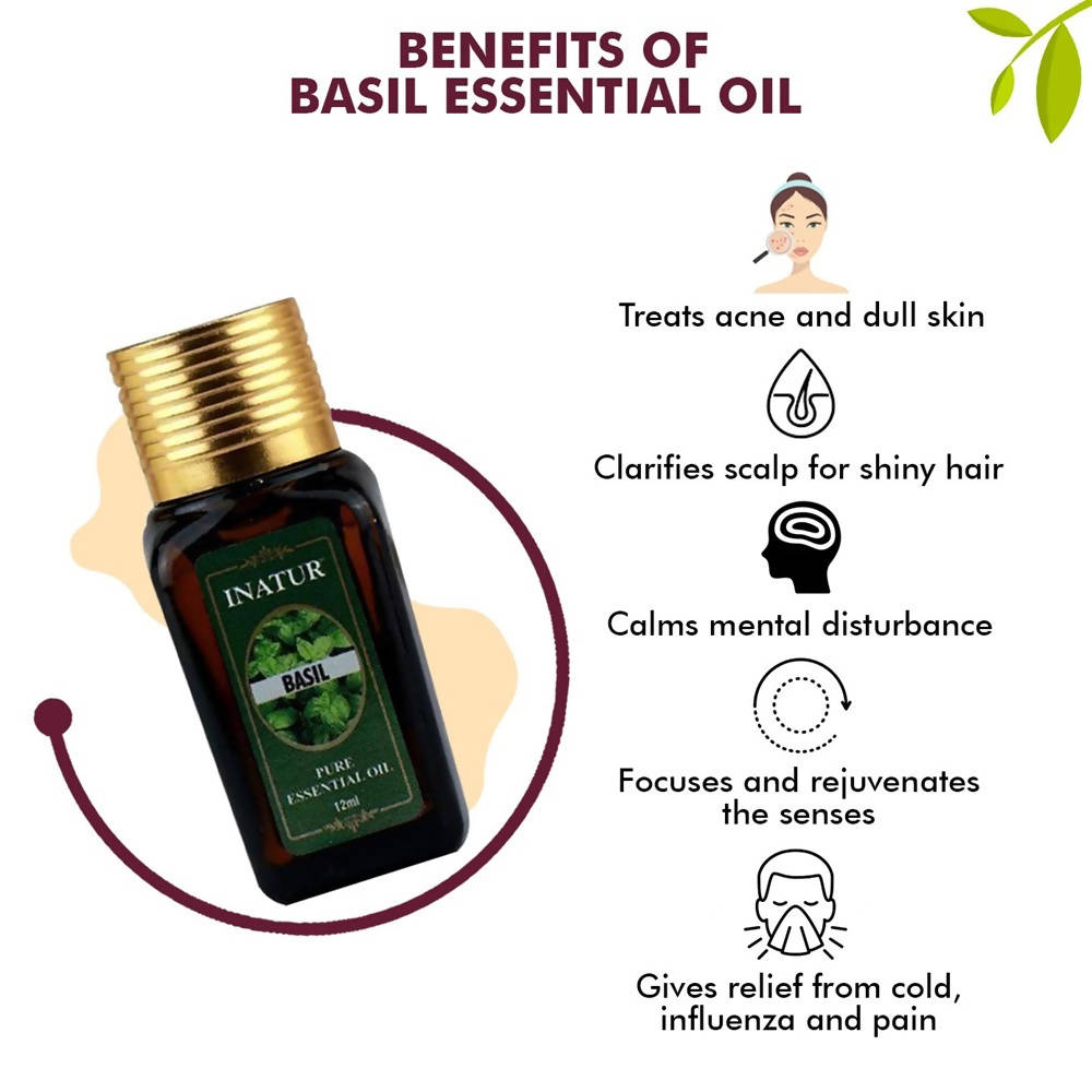 Inatur Basil Pure Essential Oil