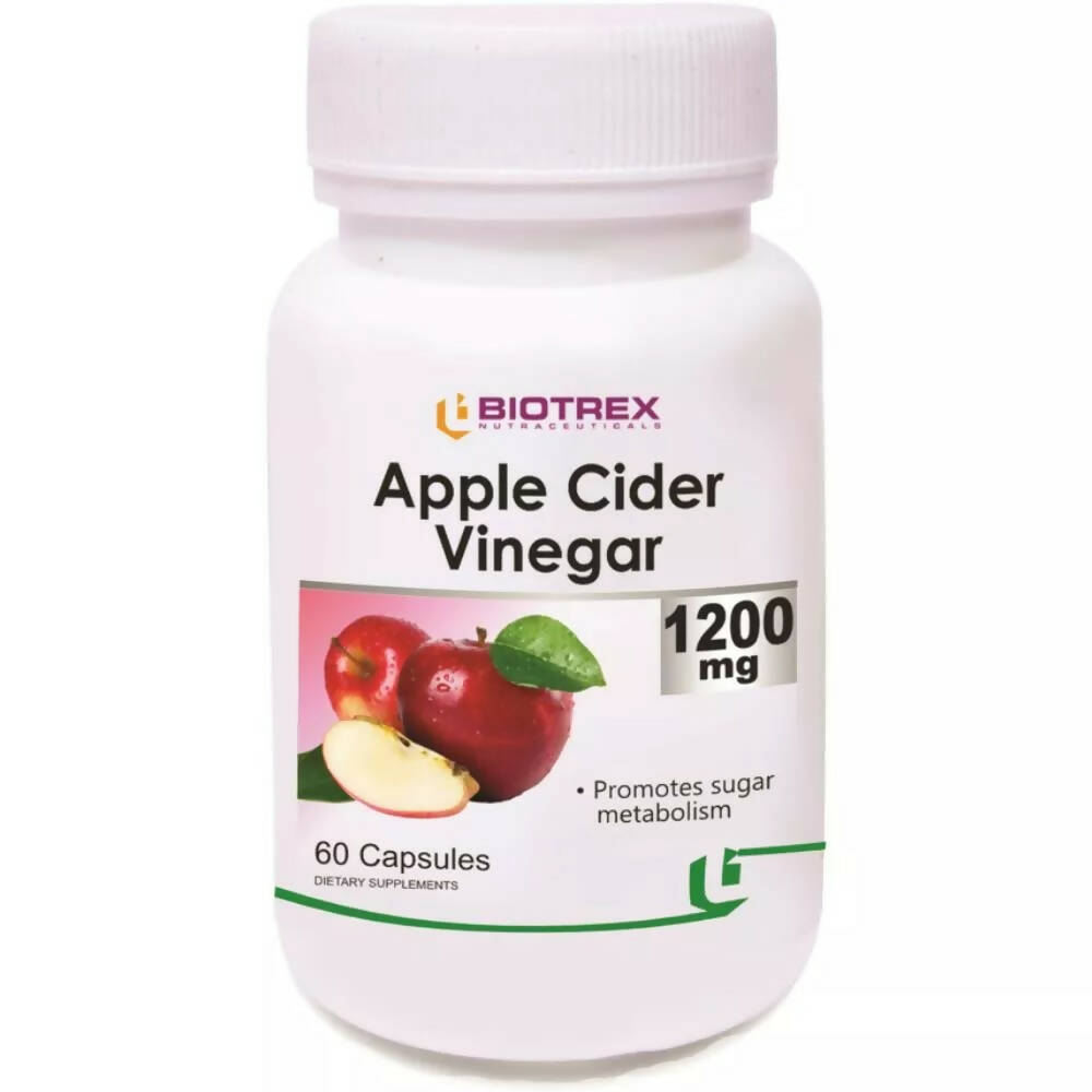 Biotrex Apple Cider Vinegar 1200mg Capsules - Distacart