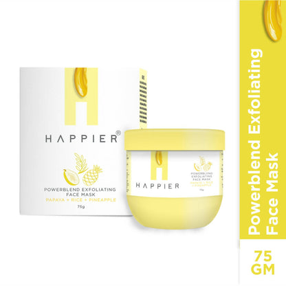 Happier Powerblend Exfoliating Face Mask - Distacart
