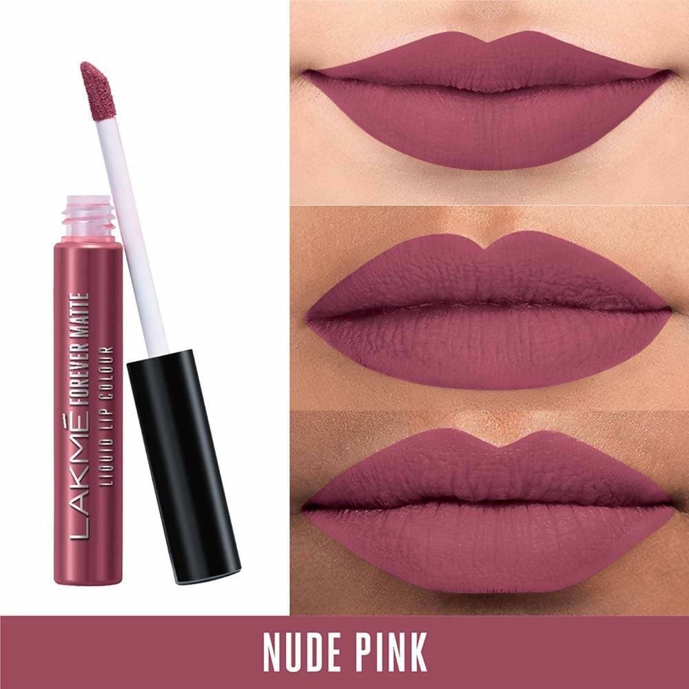 lakme forever matte liquid lipstick nude