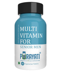 Thumbnail for Purayati Multivitamin Tablets for Senior Men