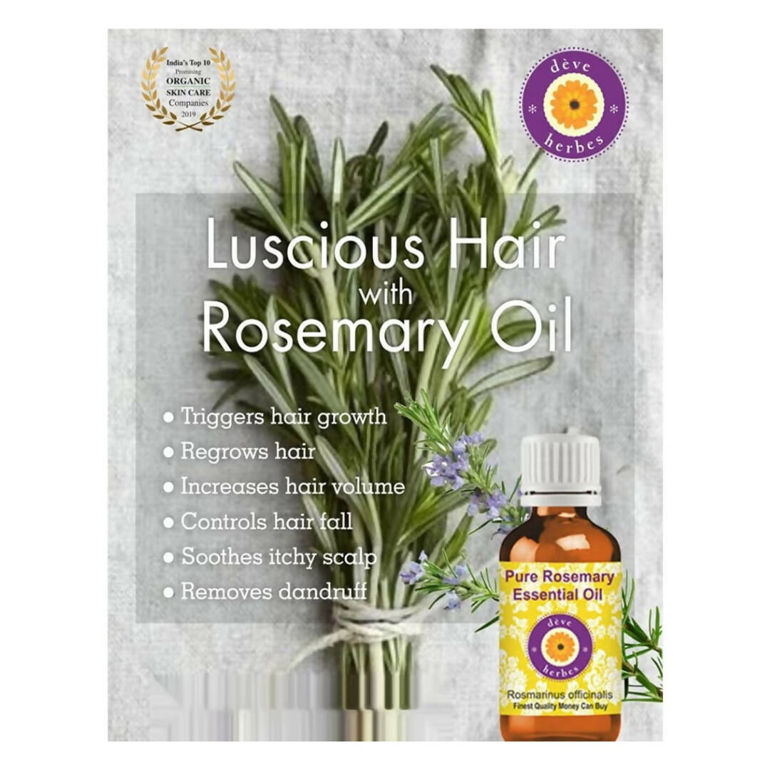 Deve Herbes Pure Rosemary Essential Oil - Distacart