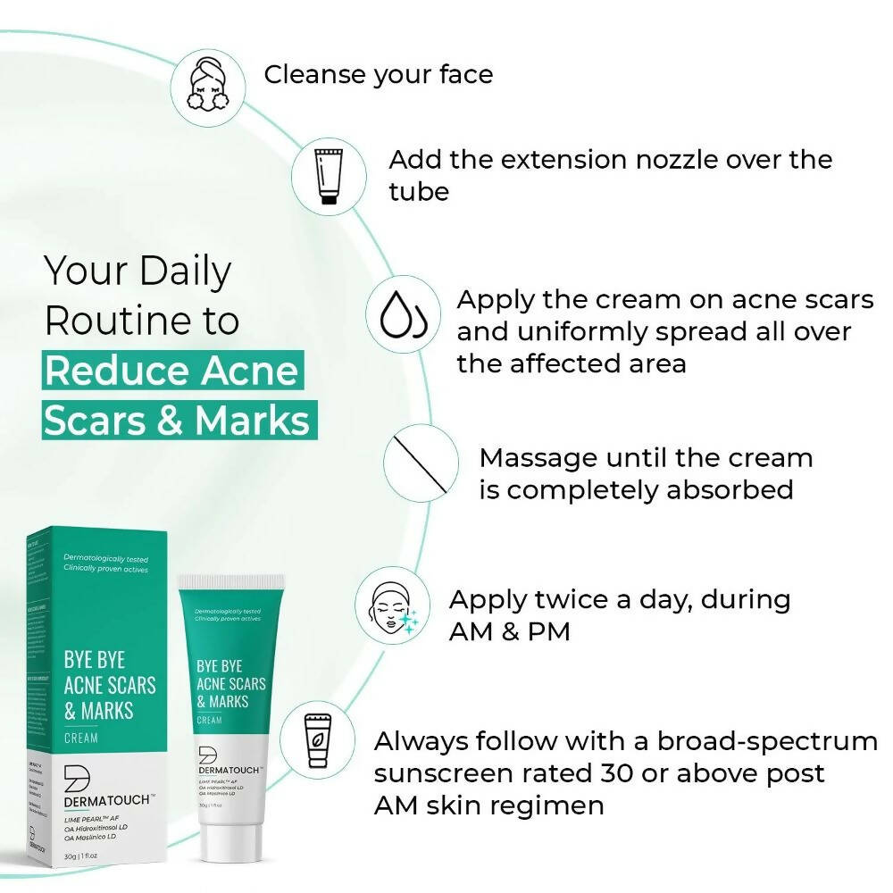 Dermatouch Bye Bye Acne Scars & Marks Cream - Distacart