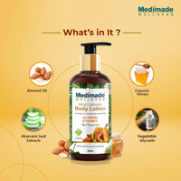Thumbnail for Medimade Wellness Almond and Honey Moisturising Body Lotion - Distacart