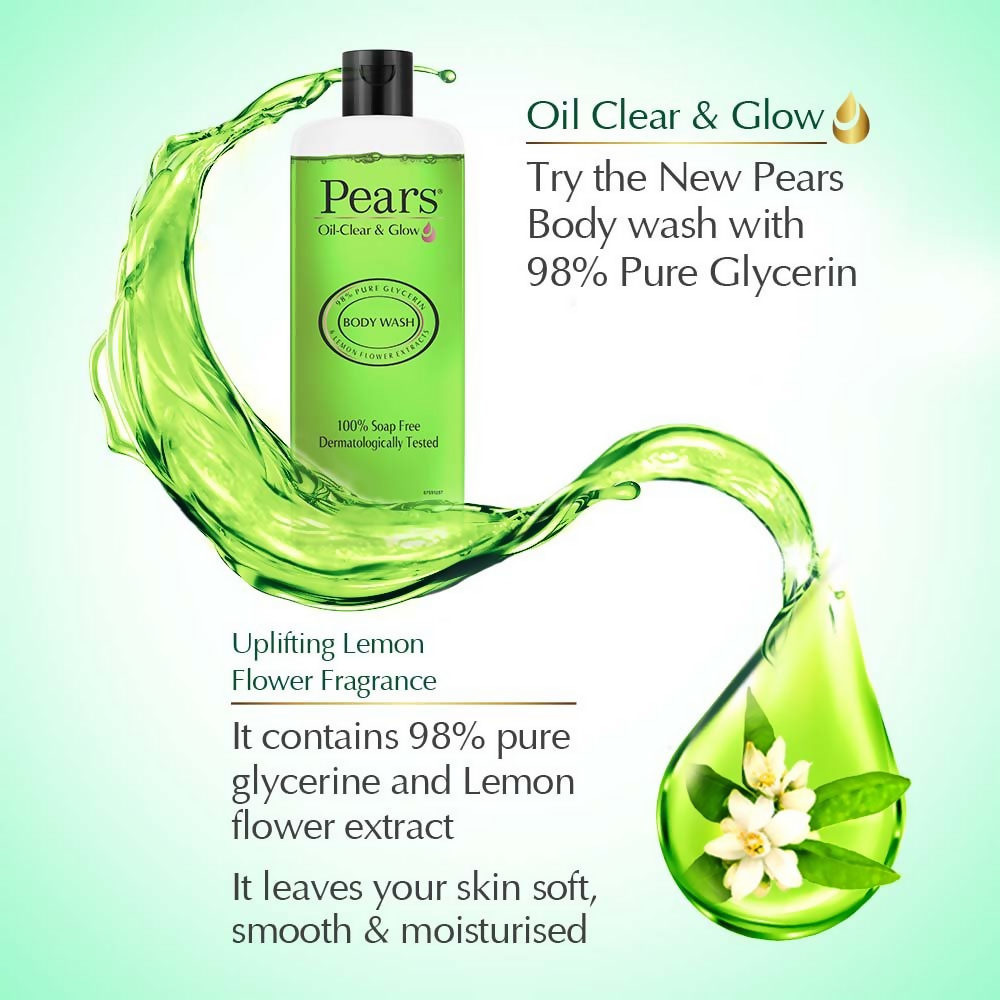 Pears Oil Clear & Glow Body Wash - Distacart