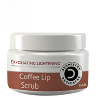 Thumbnail for Dermistry Exfoliating Lightening Coffee & Sugar Lip Scrub for Dark Dry Chapped Lips & Pigmentation - Distacart