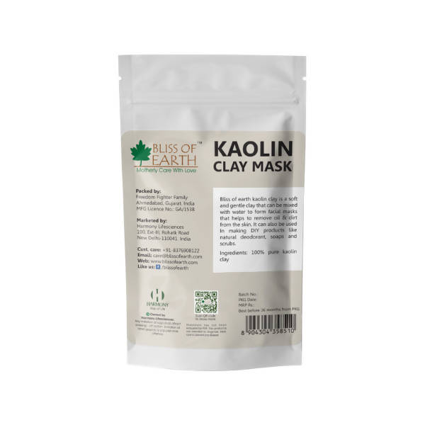 Bliss of Earth Mineral Rich And Natural Kaolin Clay Mask - Distacart