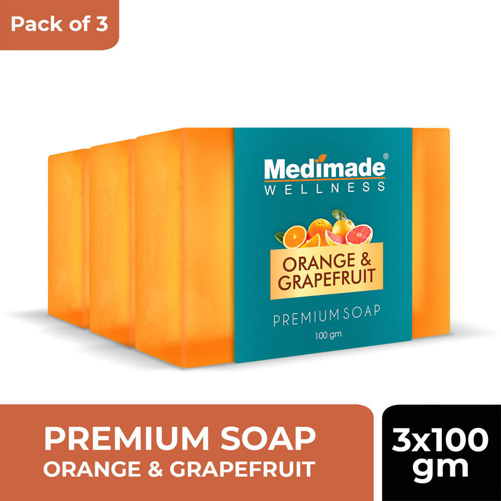 Medimade Wellness Orange & Grapefruit Premium Soap