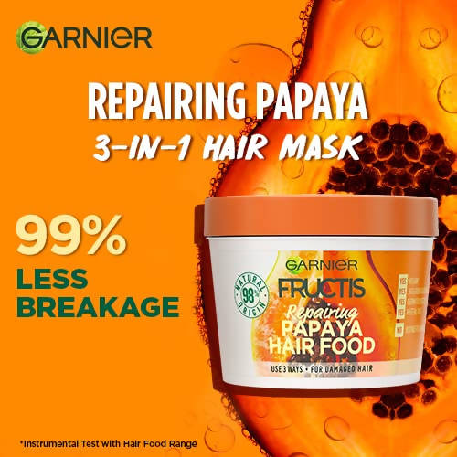 Garnier Fructis Hair Food Papaya Hair Mask - Distacart