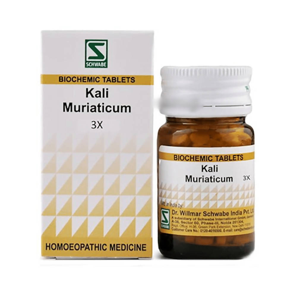 Dr. Willmar Schwabe India Kali Muriaticum Biochemic Tablet - Distacart