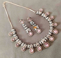 Thumbnail for Khavi Arts Designer Set with Rose Antique Polish-Light Pink - Distacart