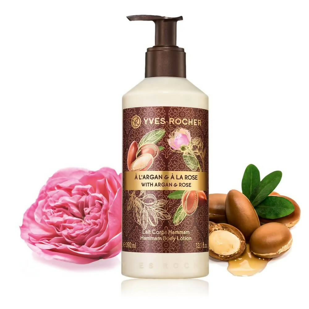 Yves Rocher Argan Rose Hammam Body Lotion - Distacart