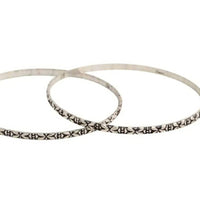 Thumbnail for Mominos Fashion Trendy Oxidised Silver Plated Bangles