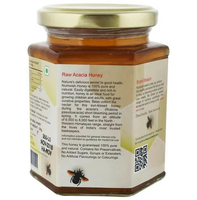 Nutriwish 100% Pure Organic Honey Raw Acacia - Distacart